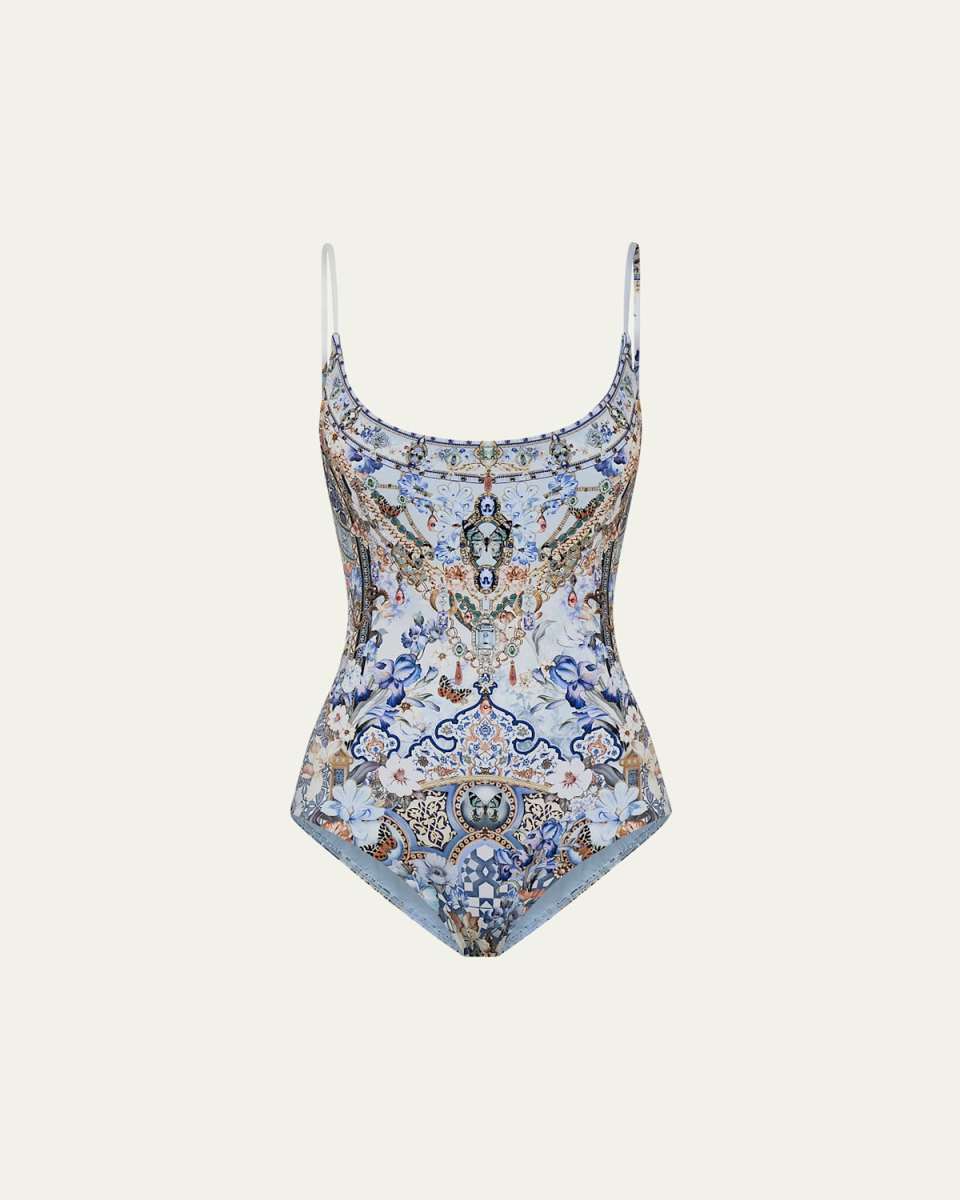 Al Manial Palace Memoirs Scoop One-Piece Swimsuit